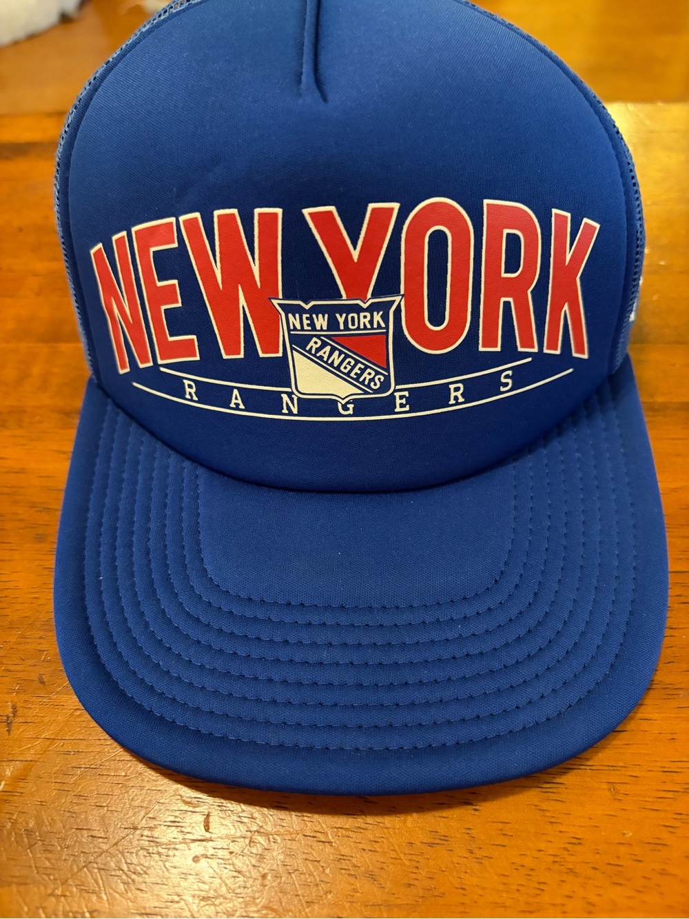 New York Rangers NHL Licensed Mesh Cap